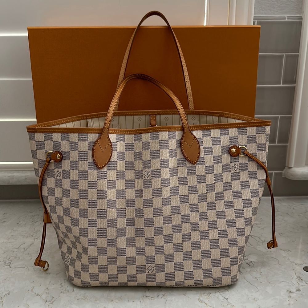 Authentic Louis Vuitton Damier Azur.